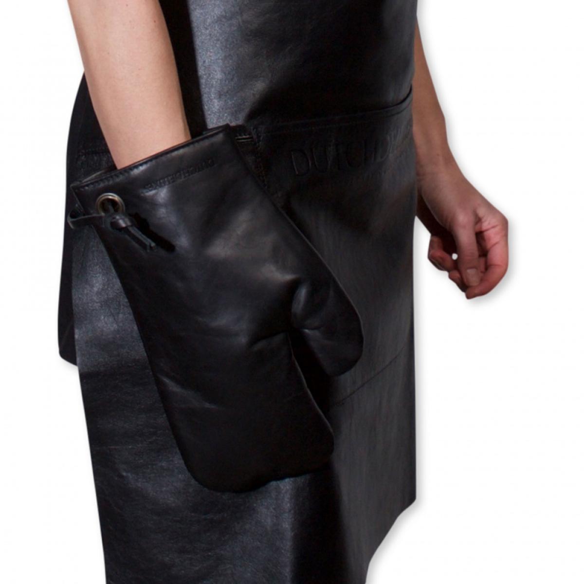 DUTCHDELUXES Grillvott i skinn, Svart - Bilde 8