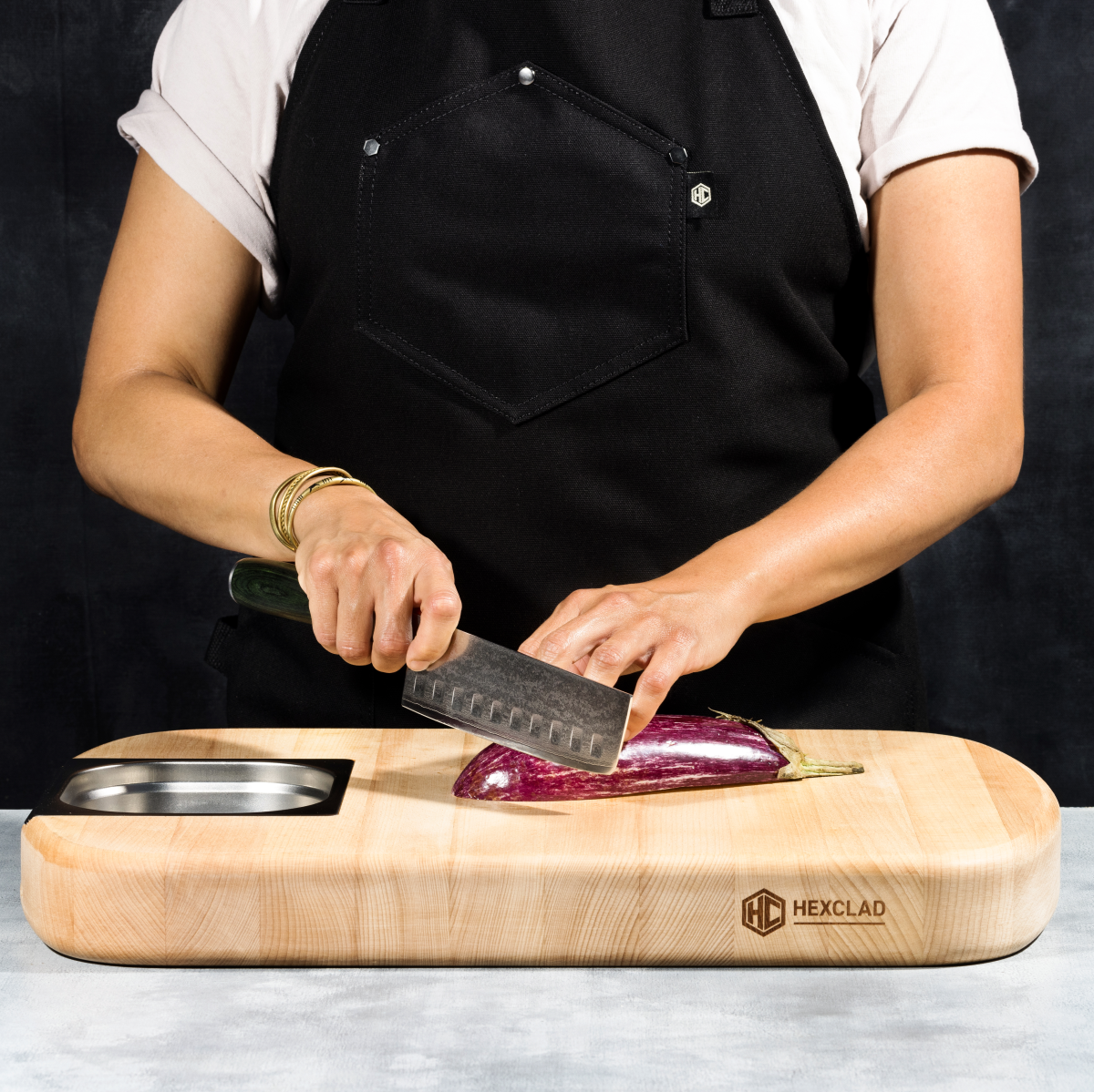 HEXCLAD Nakirikniv damask, 16cm - Bilde 9