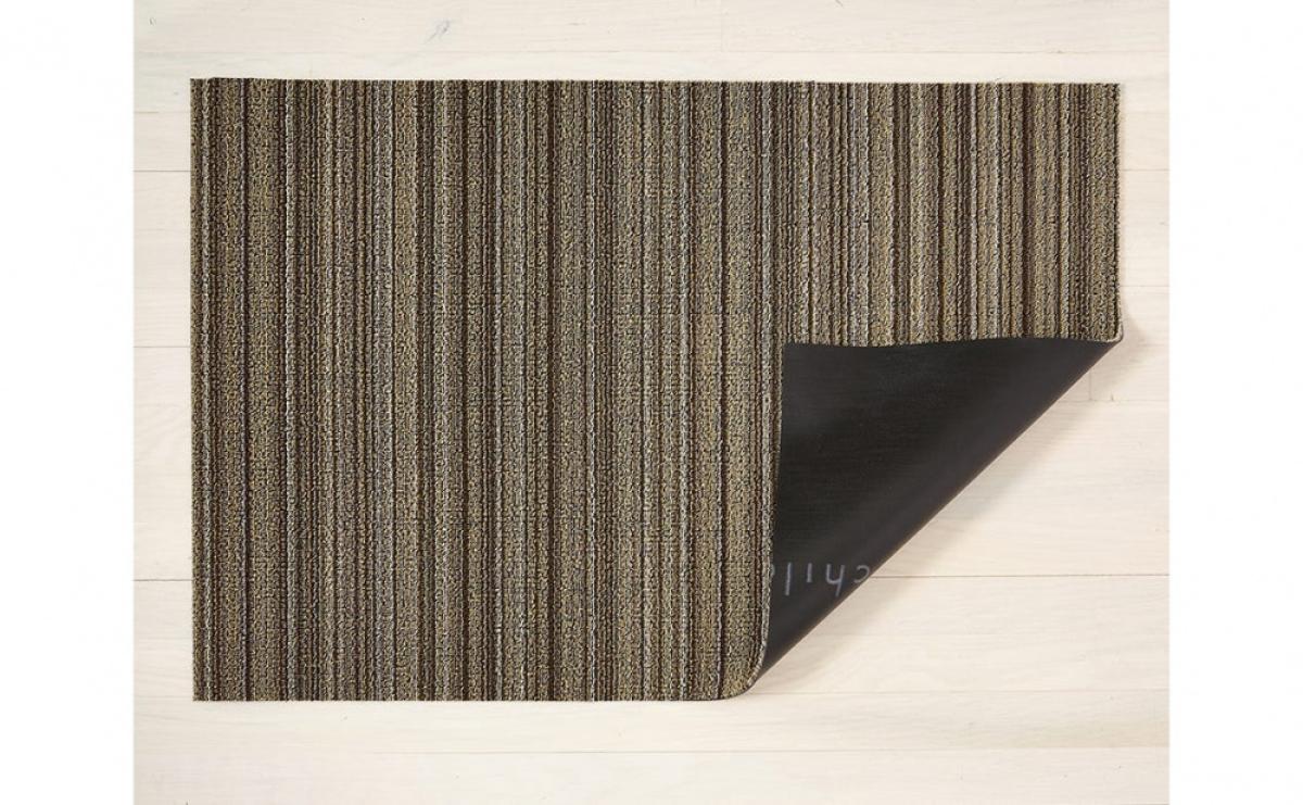 CHILEWICH Skinny Stripe Dørmatte 46x71cm MUSHROOM - Bilde 7