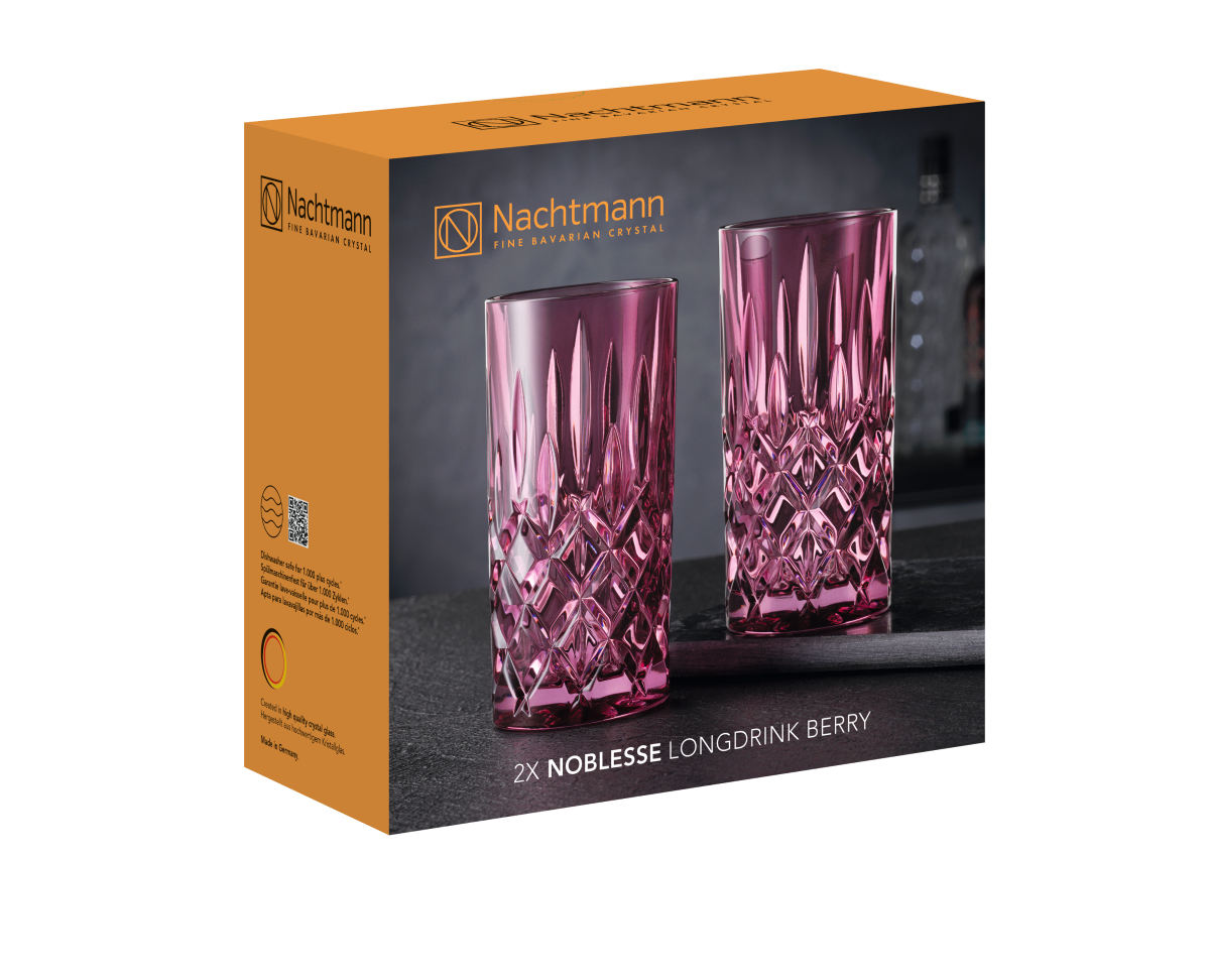 NACHTMANN Noblesse Colour Longdrink, 2pk BERRY - Bilde 5