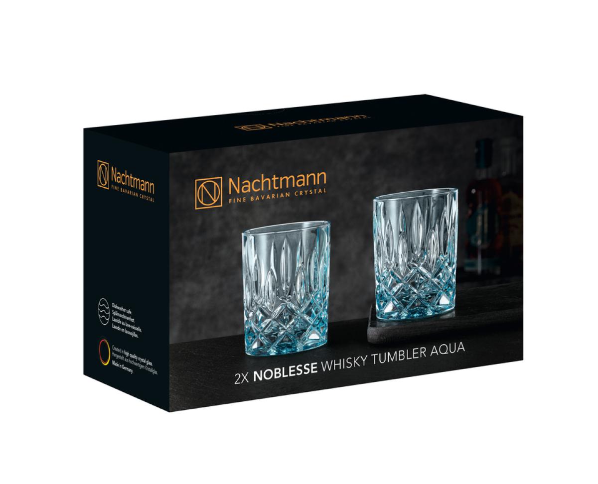 NACHTMANN Noblesse Colour Whiskyglass, 2 pk AQUA - Bilde 5