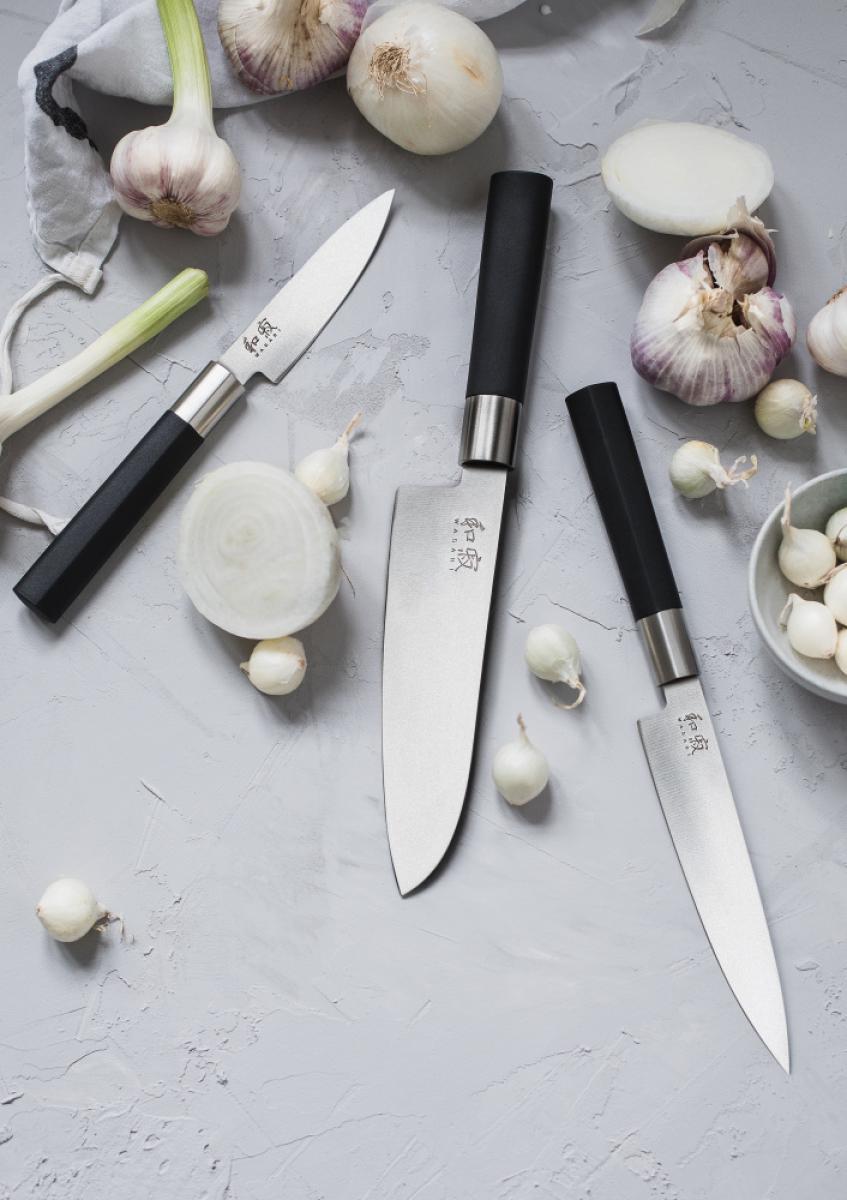 KAI WASABI BLACK Grønnsakskniv 10cm - Bilde 6