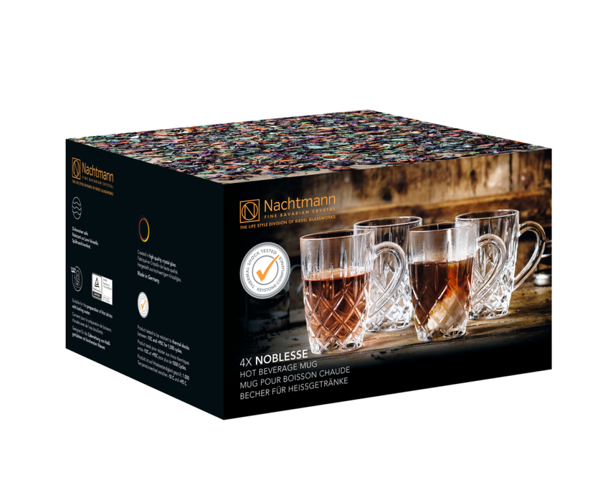 NACHTMANN Noblesse Kopp med hank til varme drikker 347ml, 4pk - Bilde 5