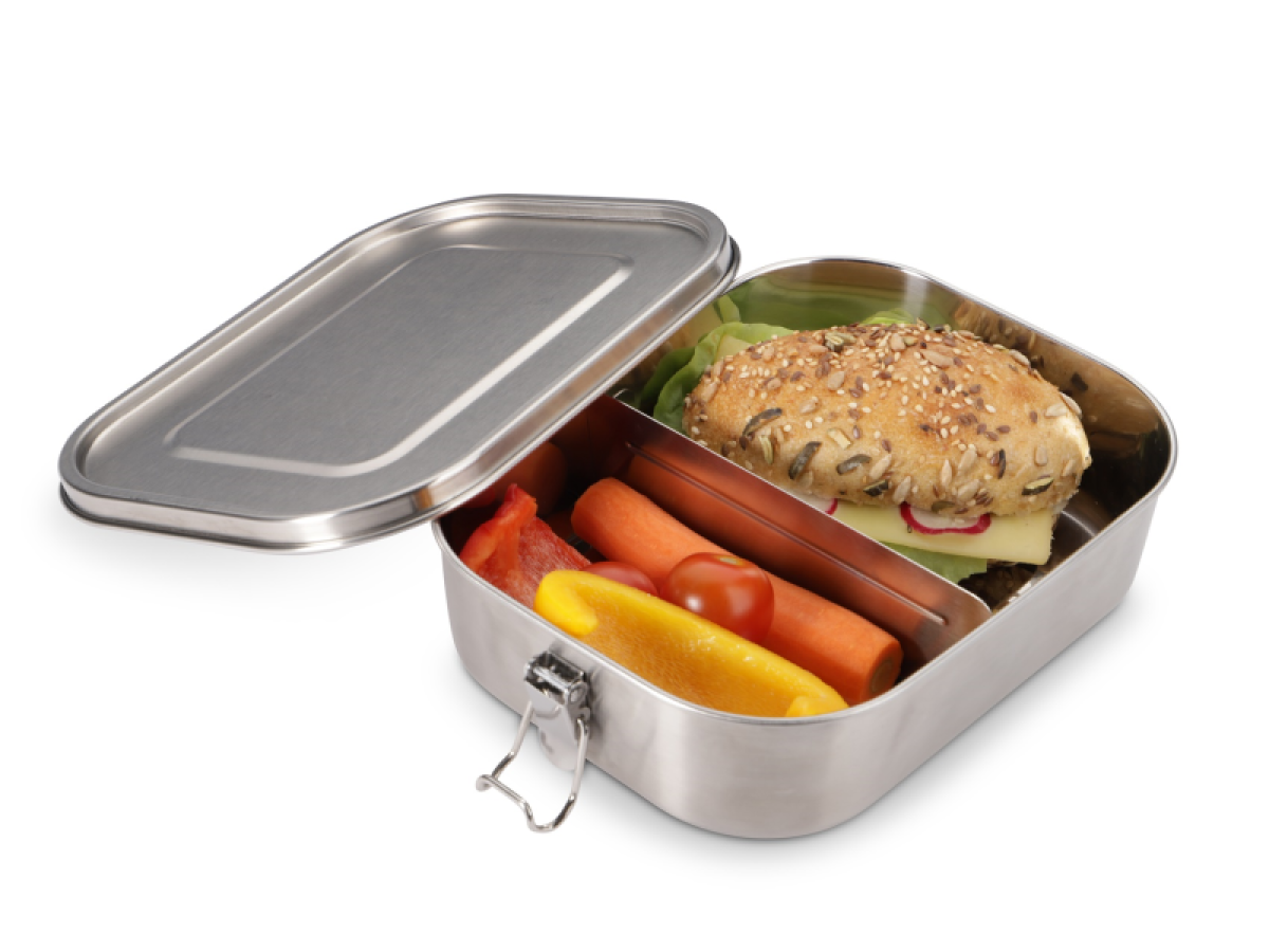 WEIS Medium matboks i stål med romdeler og tett lokk, 1,25 liter - Bilde 4