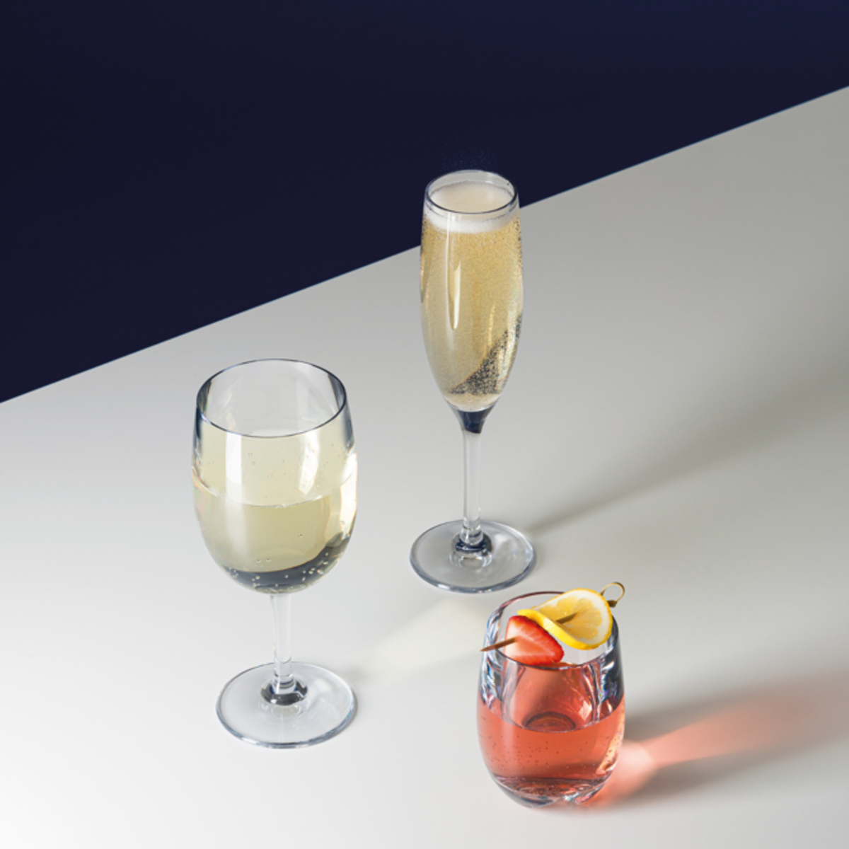 STRAHL Osteria Vinglass uten stett (384ml) uknuselige plastglass - Bilde 9