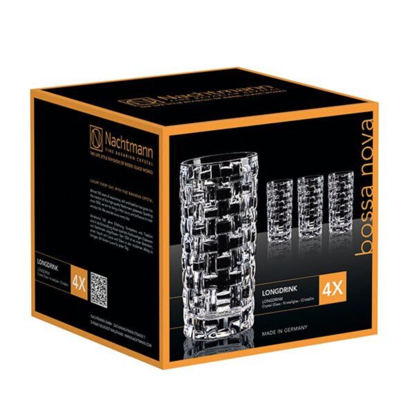 NACHTMANN Bossa Nova Longdrink sett, 4 pk