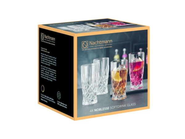 NACHTMANN Noblesse Glass til mineralvann og brus 350ml 4pk