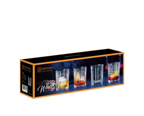 NACHTMANN Square Whiskeyglass 4pk