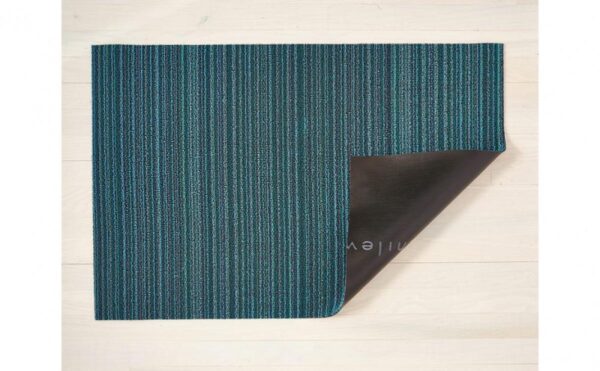 CHILEWICH Skinny Stripe Dørmatte 46x71cm TURQUOISE