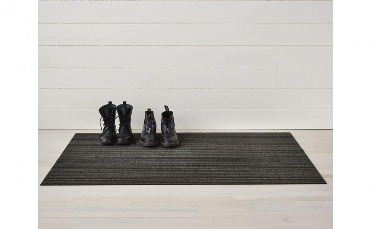 CHILEWICH Skinny Stripe Dørmatte 46x71cm STEEL