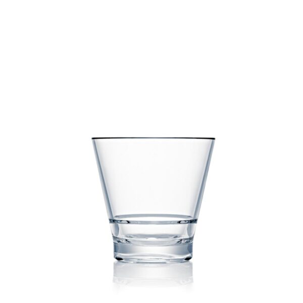 STRAHL Capella Vannglass (355ml), uknuselige plastglass, 4pk