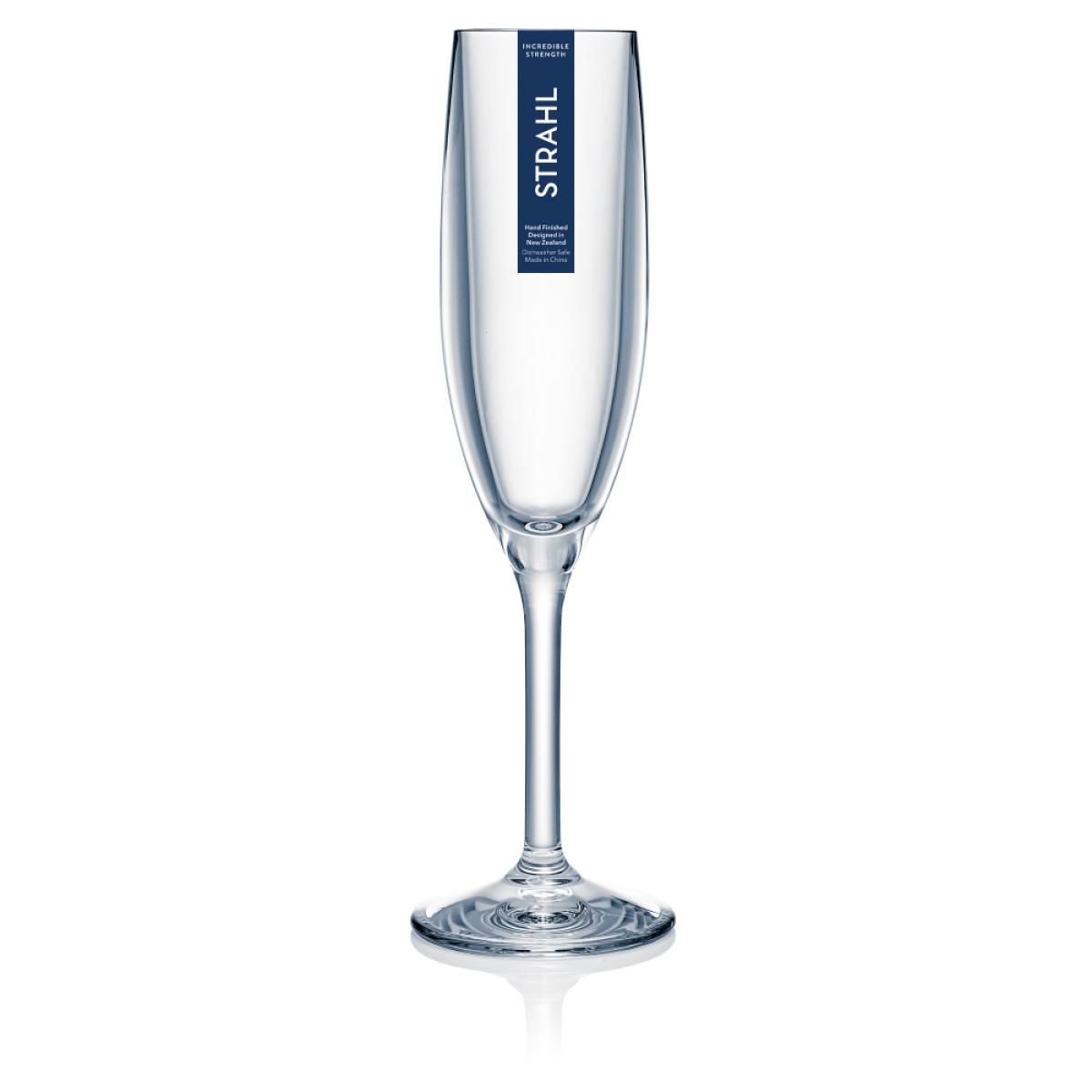 STRAHL Champagne Flute (166ml) i Hardplast (polykarbonat) 4pk - Bilde 3