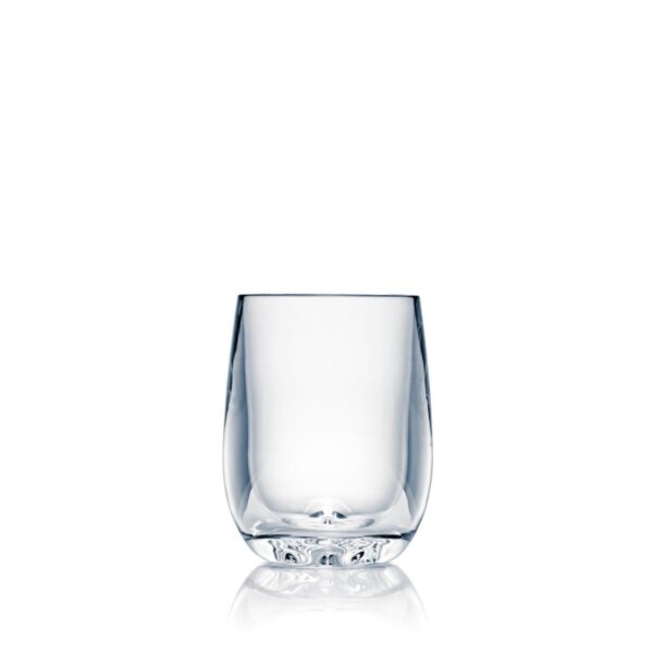 STRAHL Osteria Vannglass (247ml), uknuselige plastglass, 4pk