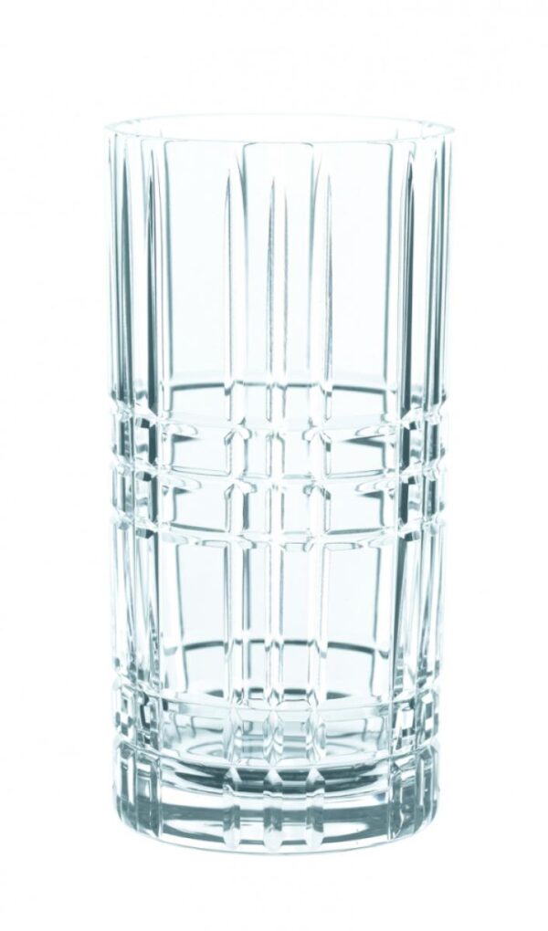 NACHTMANN Tastes Good Longdrinkglass med sugerør i glass 4pk