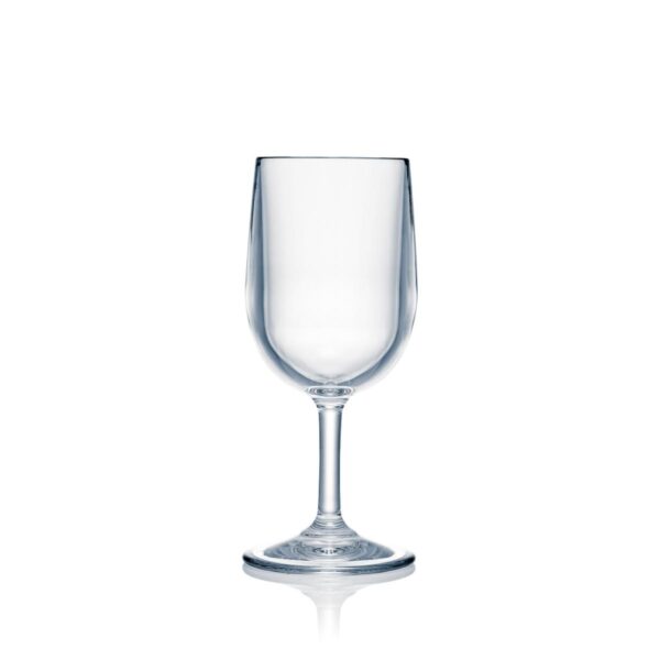 STRAHL Vinglass (245ml), uknuselige plastglass, 4pk