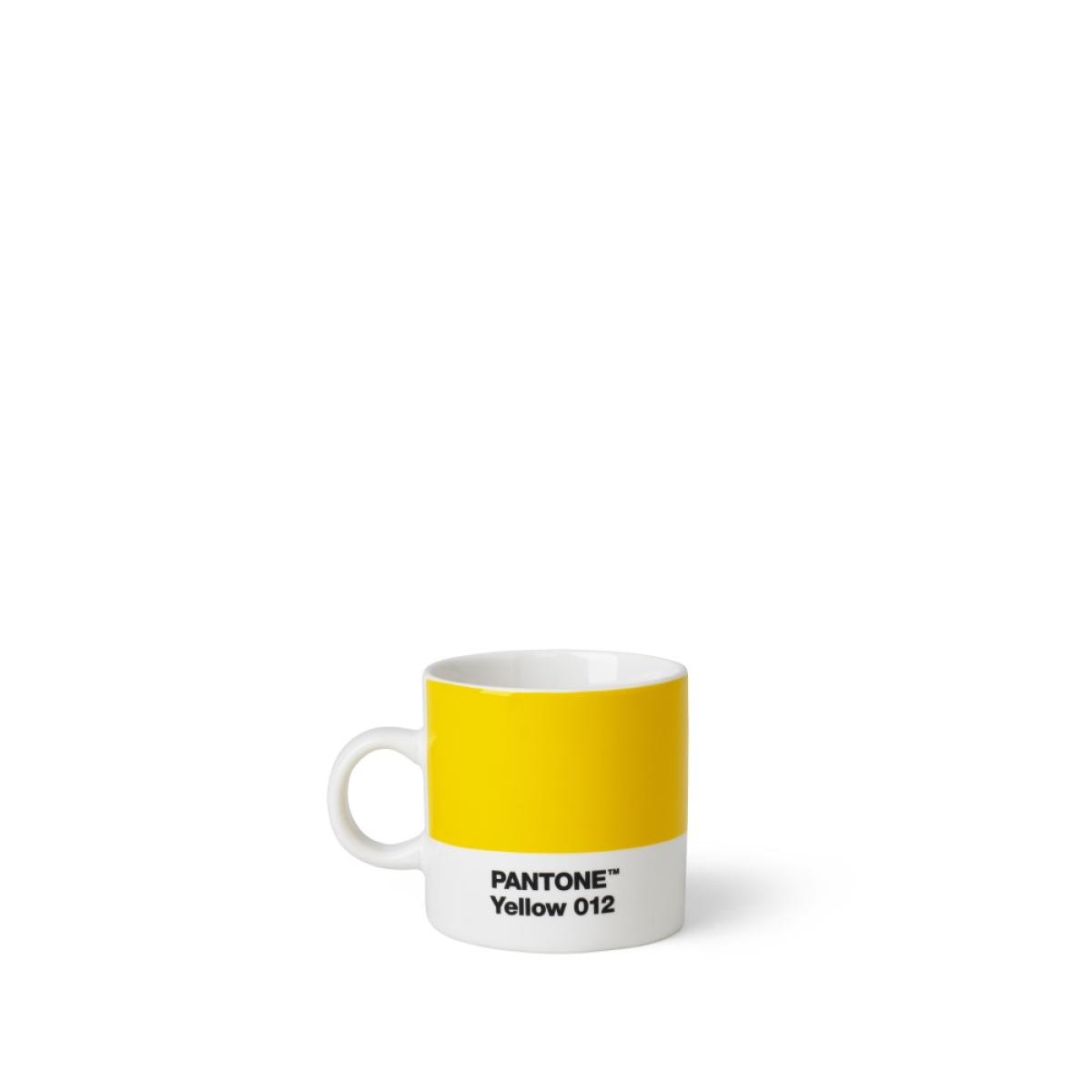 PANTONE Espressokopp med hank, 120ml, Yellow