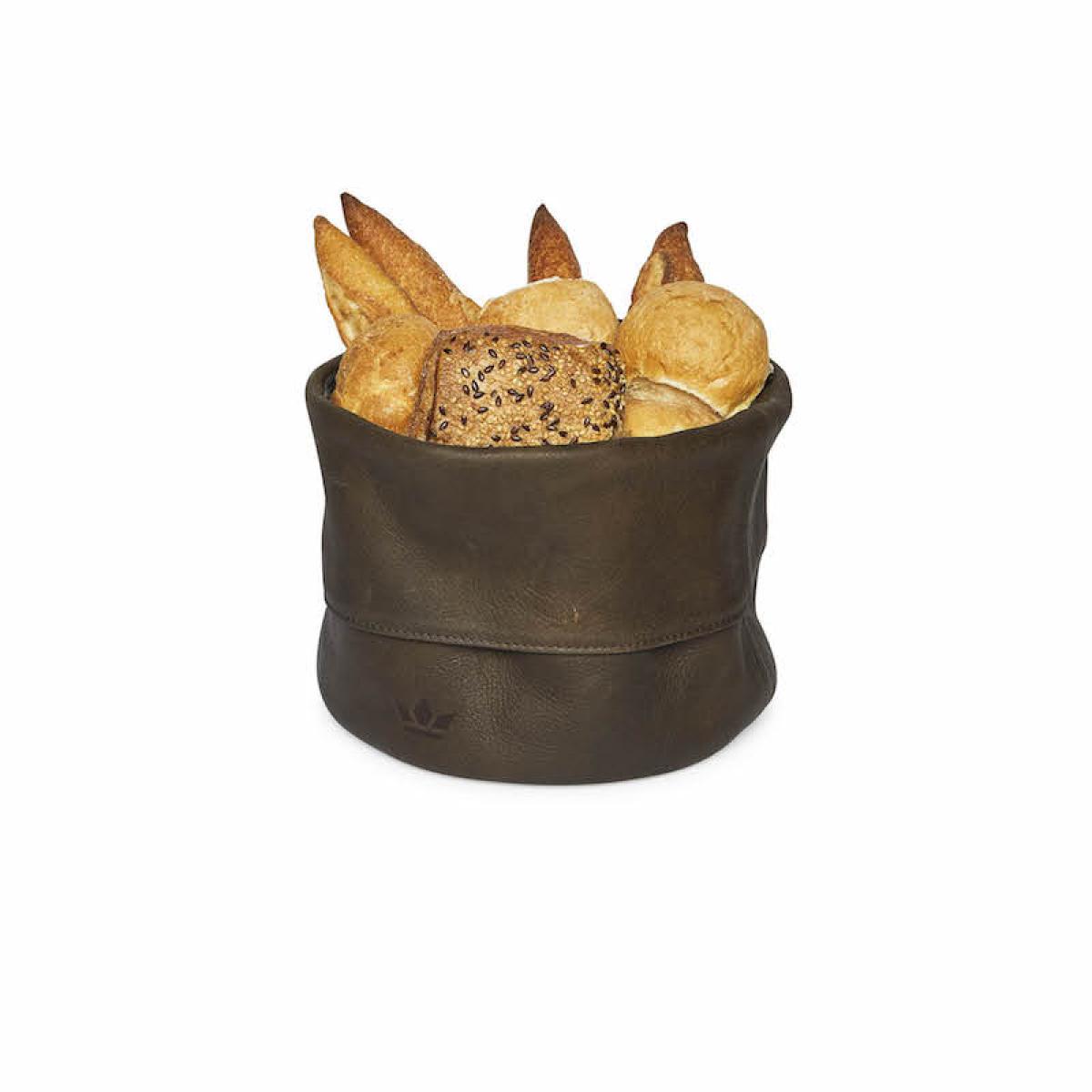 DUTCHDELUXES Brødkurv Ø20cm H15cm, Vintage Brun