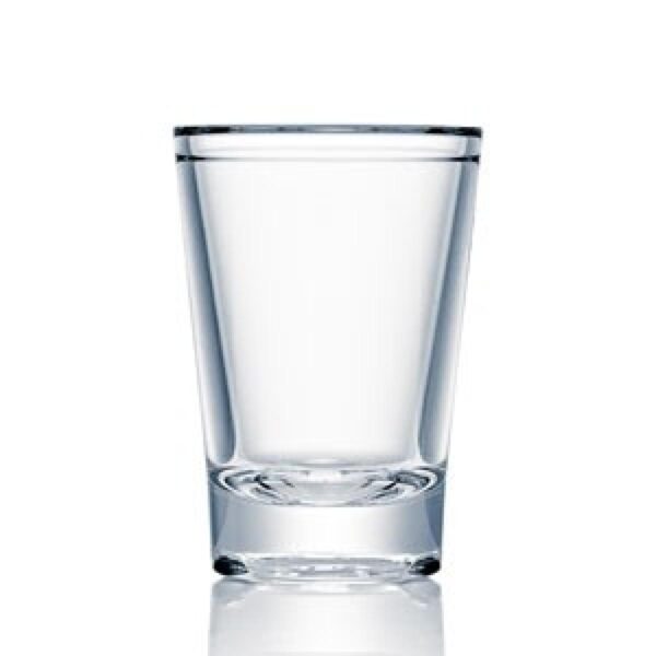 STRAHL Shotsglass (50ml), uknuselig plastglass, 1 stk