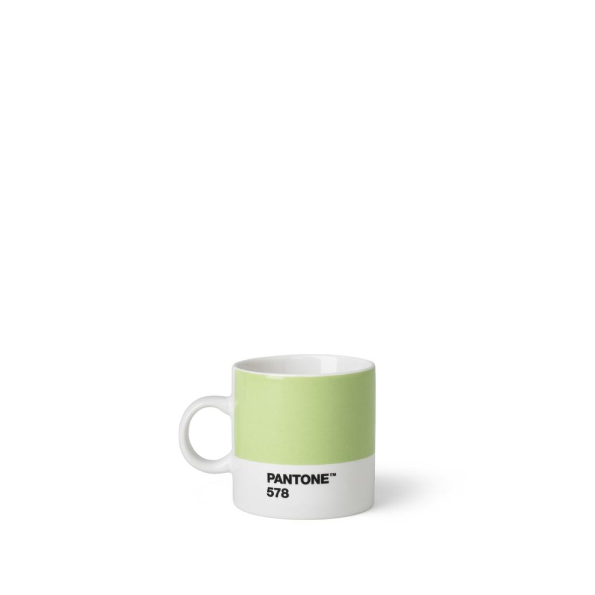PANTONE Espressokopp med hank, 120ml, Light Green