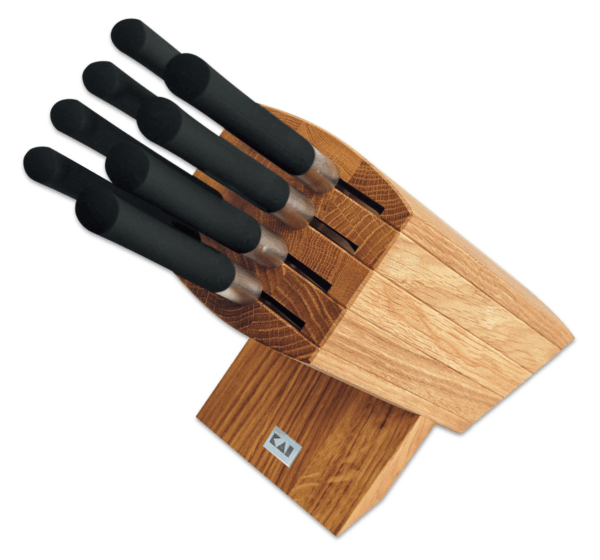 KAI Wasabi Black Knivblokk 8 kniver