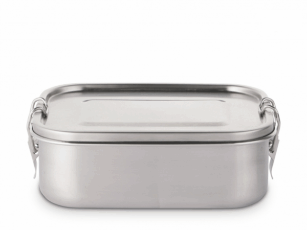 WEIS Liten matboks i stål med romdeler og tett lokk, 800ml.