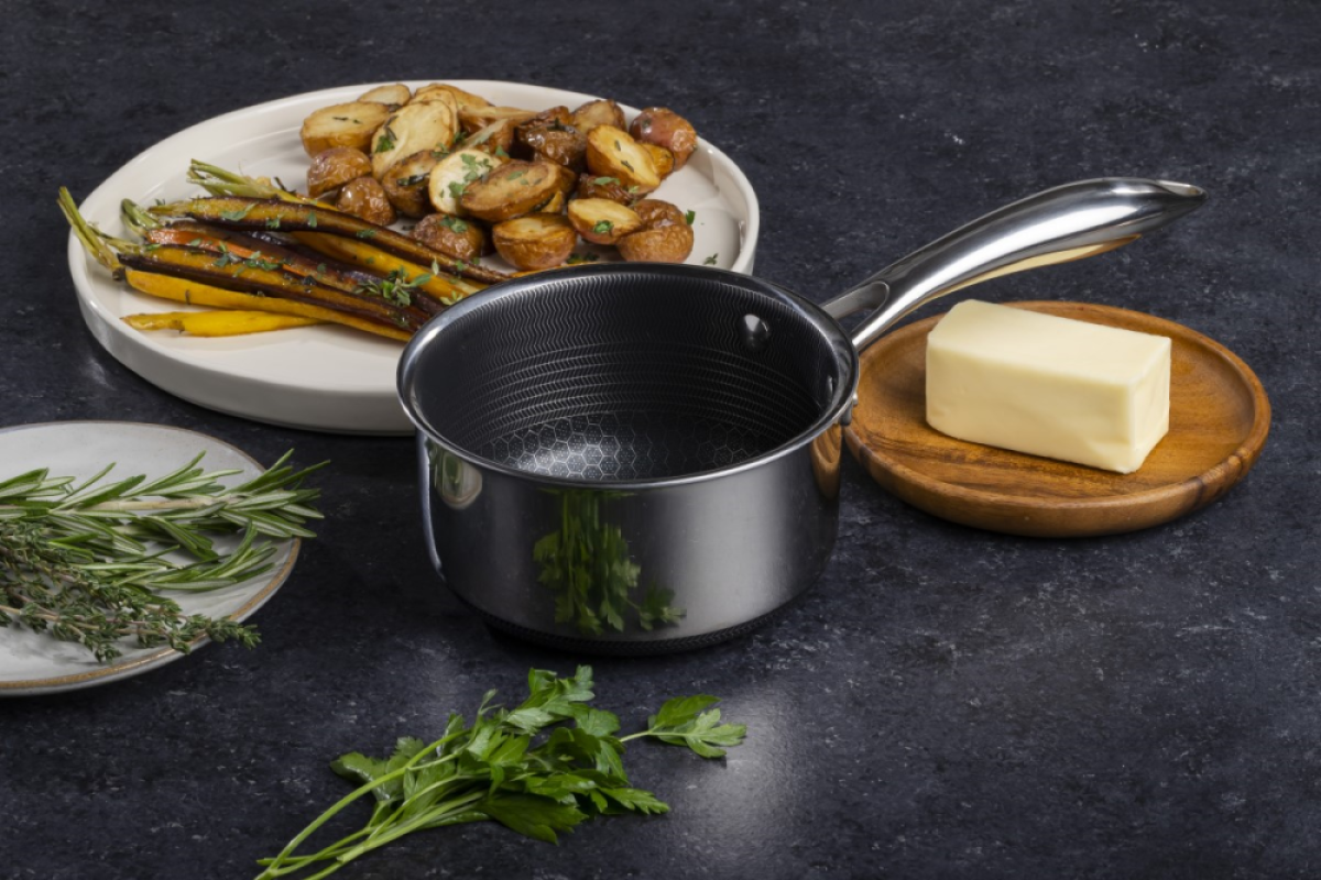 HEXCLAD Gryte med lokk, 1,0 ltr - Bilde 3