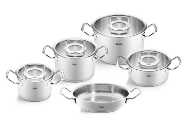 FISSLER Original Profi Collection Grytesett 5 gryter 4 glasslokk
