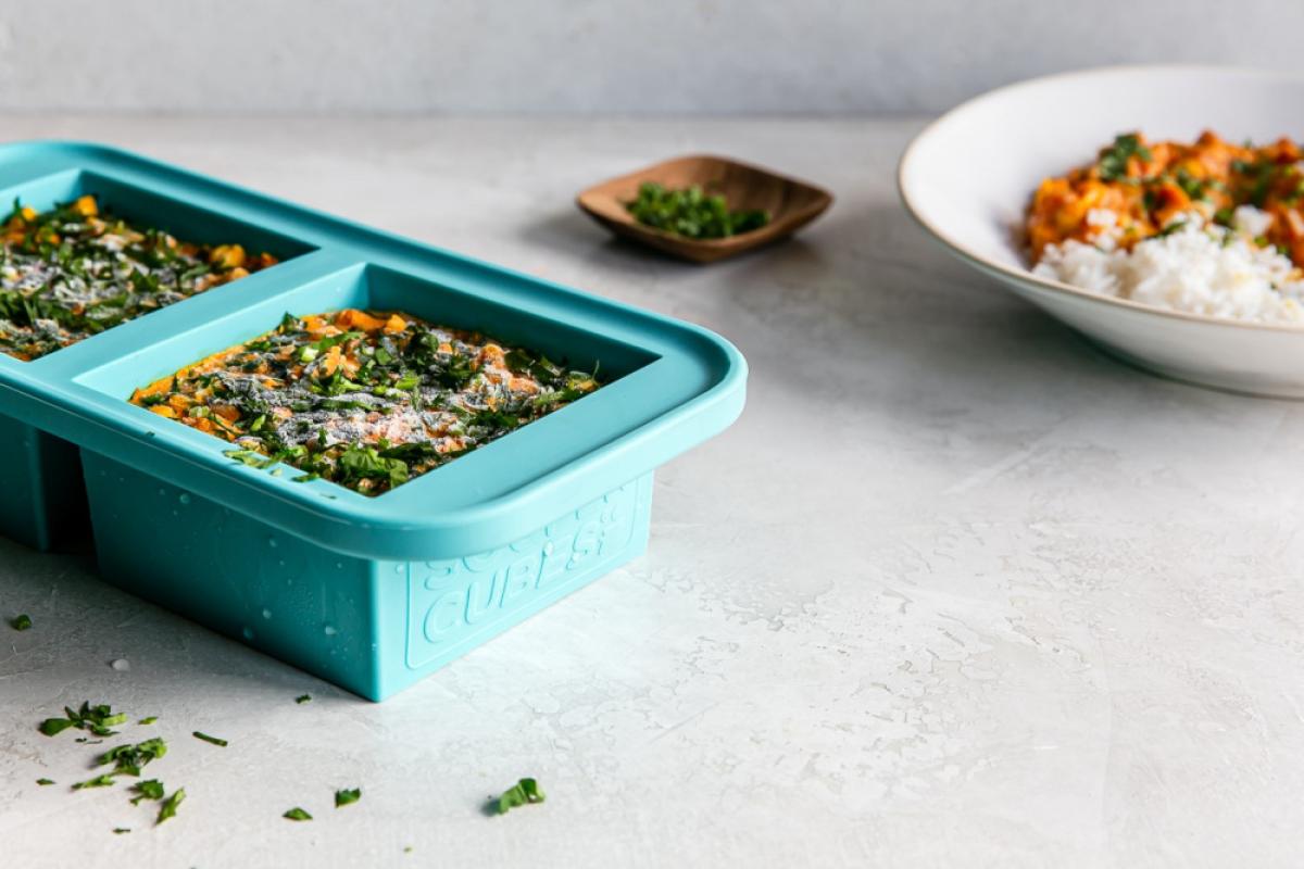 SOUPER CUBES Matoppbevaring i Silikon m/lokk Gavesett 4pk - Bilde 3