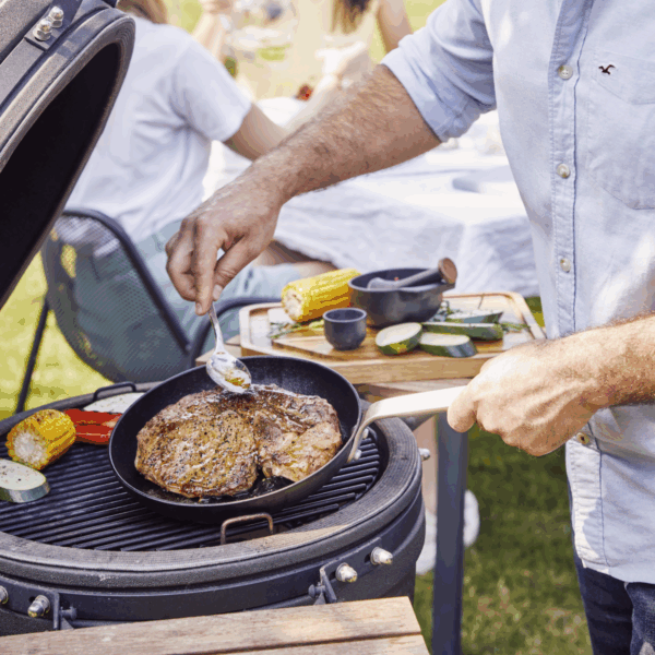 BEKA Stark Stekepanne, pre-seasoned støpejern, 24cm