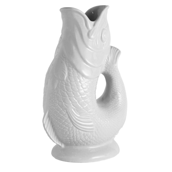 WADE Fiskemugge 1,2 liter, Hvit