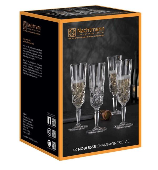 NACHTMANN Noblesse Champagneglass, 155ml, 4pk