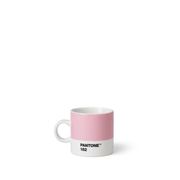 PANTONE Espressokopp med hank, 120ml, Light Pink