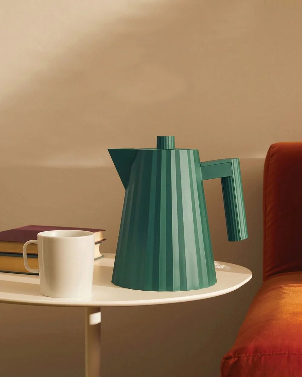 ALESSI PLISSÉ Grønn Elektrisk vannkoker 1 liter - Bilde 2