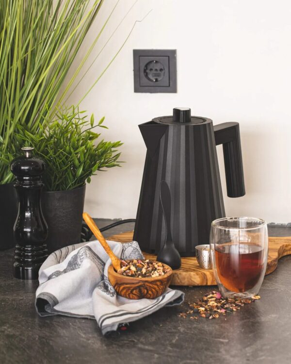 ALESSI PLISSÉ Svart Elektrisk vannkoker 1 liter