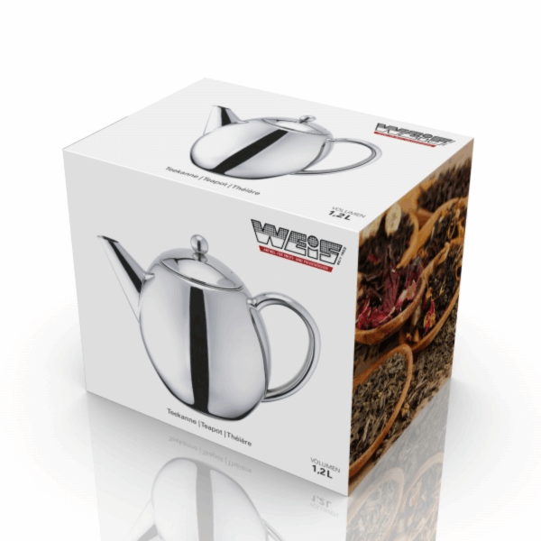 Weis Tekanne med doble vegger og avtagbart filter