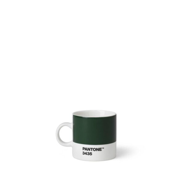 PANTONE Espressokopp med hank, 120ml, Dark Green