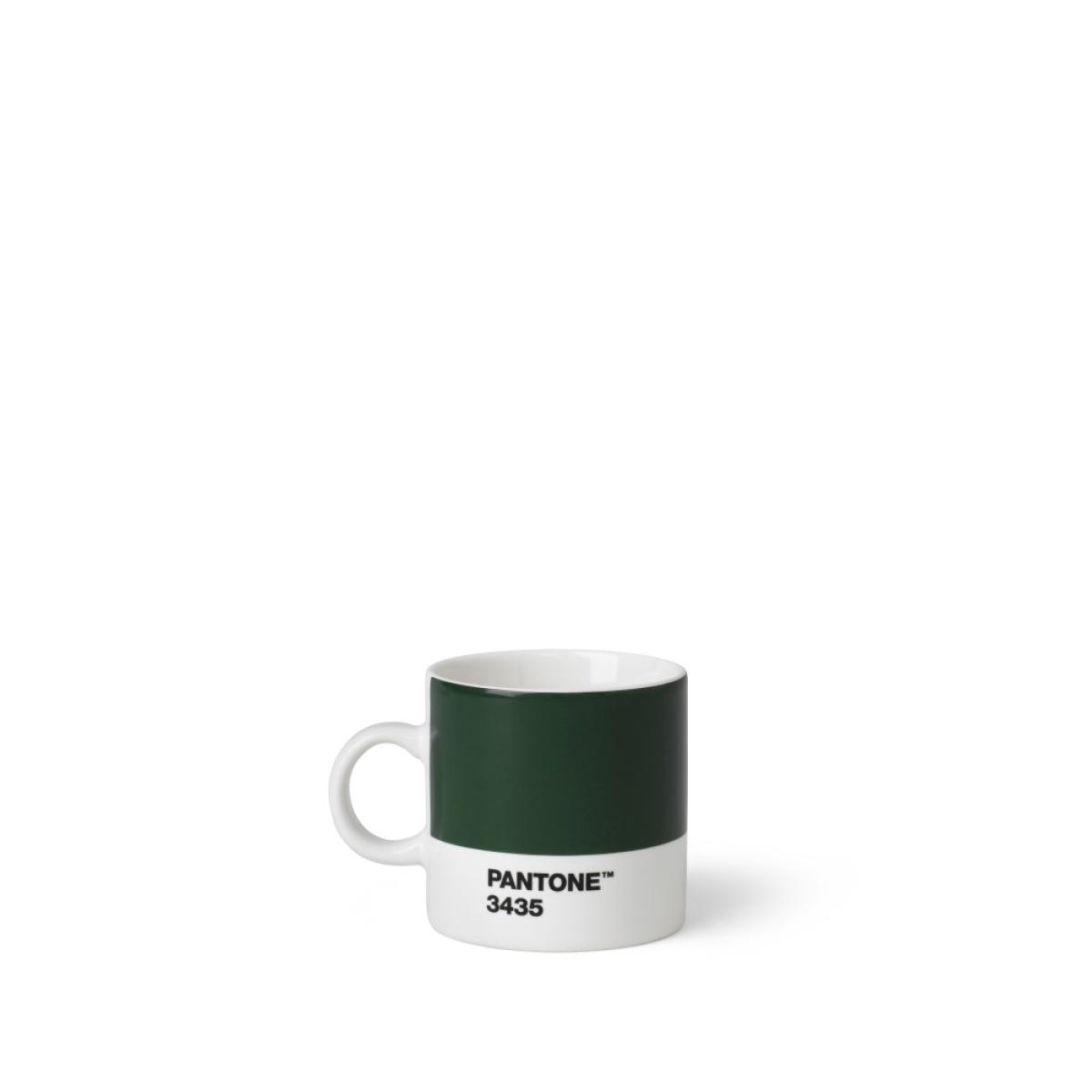 PANTONE Espressokopp med hank, 120ml, Dark Green