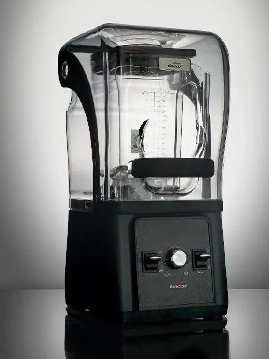 Lacor blender med lydskjerm i svart